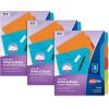 imageAvery Big Tab Write ampamp Erase Durable Plastic Dividers 8Tab Set Multicolor Brights 3 Sets 212105 tab