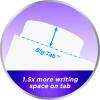 imageAvery Big Tab Write ampamp Erase Durable Plastic Dividers 8Tab Set Multicolor Brights 3 Sets 212105 tab