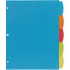 imageAvery Big Tab Write ampamp Erase Durable Plastic Dividers 8Tab Set Multicolor Brights 3 Sets 212105 tab