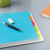 imageAvery Big Tab Write ampamp Erase Durable Plastic Dividers 8Tab Set Multicolor Brights 3 Sets 212105 tab Pack of 8