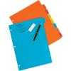 imageAvery Big Tab Write ampamp Erase Durable Plastic Dividers 8Tab Set Multicolor Brights 3 Sets 212108 tab