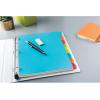 imageAvery Big Tab Write ampamp Erase Durable Plastic Dividers 8Tab Set Multicolor Brights 3 Sets 212108 tab