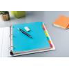 imageAvery Big Tab Write ampamp Erase Durable Plastic Dividers 8Tab Set Multicolor Brights 3 Sets 212108 tab