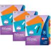 imageAvery Big Tab Write ampamp Erase Durable Plastic Dividers 8Tab Set Multicolor Brights 3 Sets 212108 tab