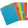 imageAvery Big Tab Write ampamp Erase Durable Plastic Dividers 8Tab Set Multicolor Brights 3 Sets 212108 tab