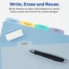 imageAvery Big Tab Write ampamp Erase Durable Plastic Dividers for 3 Ring Binders 5Tab Set Pastel Multicolor 1 Set 16170