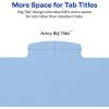 imageAvery Big Tab Write ampamp Erase Durable Plastic Dividers for 3 Ring Binders 5Tab Set Pastel Multicolor 1 Set 16170