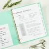 imageAvery Big Tab Write ampamp Erase Paper Dividers with Gold Reinforcement 8Tab Set White 6 Sets 21213White