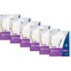 imageAvery Big Tab Write ampamp Erase Paper Dividers with Gold Reinforcement 8Tab Set White 6 Sets 21213White