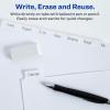 imageAvery Big Tab Write ampamp Erase Paper Dividers with Gold Reinforcement 8Tab Set White 6 Sets 21213White