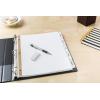 imageAvery Big Tab Write ampamp Erase Paper Dividers with Gold Reinforcement 8Tab Set White 6 Sets 21213White