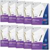 imageAvery Big Tab Write ampamp Erase Paper Dividers with Gold Reinforcement 8Tab Set White 6 Sets 21213White