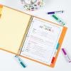 imageAvery Binder Dividers  5Tab Insertable Multicolor Big Tabs for Binders 6 Sets of Dividers 1110948Pack