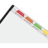 imageAvery Clear Easy View Durable Plastic Dividers for 3 Ring Binders 8Tab Set Bright Multicolor 1 Set 16741Dividers