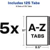 imageAvery Collated AZ Legal Exhibit Unpunched Dividers for Use with Any Binding System 26 Side Tab Dividers Per Set Helvetica Type 3 Sets 218745 Sets