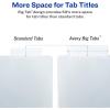 imageAvery Dividers for 3 Ring Binders 5 Tab Plastic Binder Dividers Pockets Insertable Big Tabs Pastel Classic Designs Extend Beyond Sheet Protectors 3 Sets 112555 tab