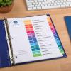 imageAvery Dividers for 3 Ring Binders 5 Tabs per Set Customizable Table of Contents Multicolor Tabs Great for Organizing HighVolume Reports Projects and More 24 Sets of 1116715 tabs