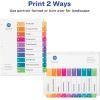 imageAvery Dividers for 3 Ring Binders 5 Tabs per Set Customizable Table of Contents Multicolor Tabs Great for Organizing HighVolume Reports Projects and More 24 Sets of 1116710 tabs
