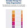 imageAvery Dividers for 3 Ring Binders 5 Tabs per Set Customizable Table of Contents Multicolor Tabs Great for Organizing HighVolume Reports Projects and More 24 Sets of 111675 tabs