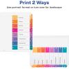 imageAvery Dividers for 3 Ring Binders 5 Tabs per Set Customizable Table of Contents Multicolor Tabs Great for Organizing HighVolume Reports Projects and More 24 Sets of 111678 tabs