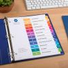 imageAvery Dividers for 3 Ring Binders 5 Tabs per Set Customizable Table of Contents Multicolor Tabs Great for Organizing HighVolume Reports Projects and More 24 Sets of 1116712 tabs