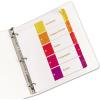imageAvery Dividers for 3 Ring Binders 5 Tabs per Set Customizable Table of Contents Multicolor Tabs Great for Organizing HighVolume Reports Projects and More 24 Sets of 111675 tabs