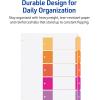 imageAvery Dividers for 3 Ring Binders 5 Tabs per Set Customizable Table of Contents Multicolor Tabs Great for Organizing HighVolume Reports Projects and More 24 Sets of 111675 tabs