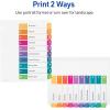 imageAvery Dividers for 3 Ring Binders 5 Tabs per Set Customizable Table of Contents Multicolor Tabs Great for Organizing HighVolume Reports Projects and More 24 Sets of 1116710 tabs
