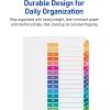 imageAvery Dividers for 3 Ring Binders 5 Tabs per Set Customizable Table of Contents Multicolor Tabs Great for Organizing HighVolume Reports Projects and More 24 Sets of 1116715 tabs