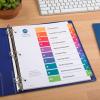 imageAvery Dividers for 3 Ring Binders 5 Tabs per Set Customizable Table of Contents Multicolor Tabs Great for Organizing HighVolume Reports Projects and More 24 Sets of 1116710 tabs