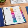 imageAvery Dividers for 3 Ring Binders 5 Tabs per Set Customizable Table of Contents Multicolor Tabs Great for Organizing HighVolume Reports Projects and More 24 Sets of 111678 tabs