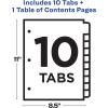 imageAvery Dividers for 3 Ring Binders 5 Tabs per Set Customizable Table of Contents Multicolor Tabs Great for Organizing HighVolume Reports Projects and More 24 Sets of 1116710 tabs