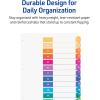 imageAvery Dividers for 3 Ring Binders 5 Tabs per Set Customizable Table of Contents Multicolor Tabs Great for Organizing HighVolume Reports Projects and More 24 Sets of 1116712 tabs