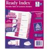imageAvery Dividers for 3 Ring Binders 5 Tabs per Set Customizable Table of Contents Multicolor Tabs Great for Organizing HighVolume Reports Projects and More 24 Sets of 111675 tabs