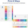 imageAvery Dividers for 3 Ring Binders 5 Tabs per Set Customizable Table of Contents Multicolor Tabs Great for Organizing HighVolume Reports Projects and More 24 Sets of 1116712 tabs
