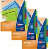 imageAvery Dividers for 3 Ring Binders 5Tab Plastic Binder Dividers Insertable Big Tabs Multicolor 3 Sets of 119005 Tab
