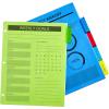 imageAvery Dividers for 3 Ring Binders 5Tab Plastic Binder Dividers Insertable Big Tabs Multicolor 3 Sets of 119005 Tab