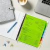 imageAvery Dividers for 3 Ring Binders 8Tab Plastic Binder Dividers Insertable Big Tabs Multicolor 3 Sets of 119018 Tab