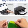 imageAvery Dividers for 3 Ring Binders 8Tab Plastic Binder Dividers Insertable Big Tabs Multicolor 3 Sets of 119018 Tab