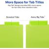 imageAvery Dividers for 3 Ring Binders 8Tab Plastic Binder Dividers Insertable Big Tabs Multicolor 3 Sets of 119018 Tab Pack of 3