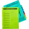 imageAvery Dividers for 3 Ring Binders 8Tab Plastic Binder Dividers Insertable Big Tabs Multicolor 3 Sets of 119018 Tab Pack of 3