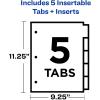 imageAvery Dividers for 3 Ring Binders 8Tab Sets TwoPocket Plastic Binder Dividers with Tabs Multicolor 3 Sets 719075 Tab