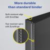imageAvery Durable View 3 Ring Binder 4quot EZD Ring Holds 85quot x 11quot Paper 2 Black Binders 09860