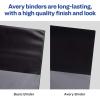 imageAvery Durable View 3 Ring Binders 2 Inch Slant Rings 530Sheet Capacity DuraHinge 28 Inch Wide Spine Customizable Clear Covers and Spine Dark Blue Binders 4Pack of 17034Neon Blue