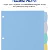 imageAvery Durable WriteOn Plastic Dividers with Erasable Tabs11quot x 8 12quot Multicolor 8 Tabs1 Set