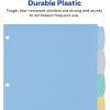 imageAvery Durable WriteOn Plastic Dividers with Erasable Tabs11quot x 8 12quot Multicolor 8 Tabs1 Set