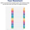 imageAvery EcoFriendly Ready Index AZ Dividers for 3 Ring Binders 26Tab Sets Multicolor 2 Binder Divider Sets 01739