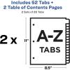 imageAvery EcoFriendly Ready Index AZ Dividers for 3 Ring Binders 26Tab Sets Multicolor 2 Binder Divider Sets 01739