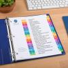 imageAvery EcoFriendly Ready Index AZ Dividers for 3 Ring Binders 26Tab Sets Multicolor 2 Binder Divider Sets 01739