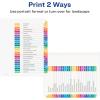 imageAvery EcoFriendly Ready Index AZ Dividers for 3 Ring Binders 26Tab Sets Multicolor 2 Binder Divider Sets 01739